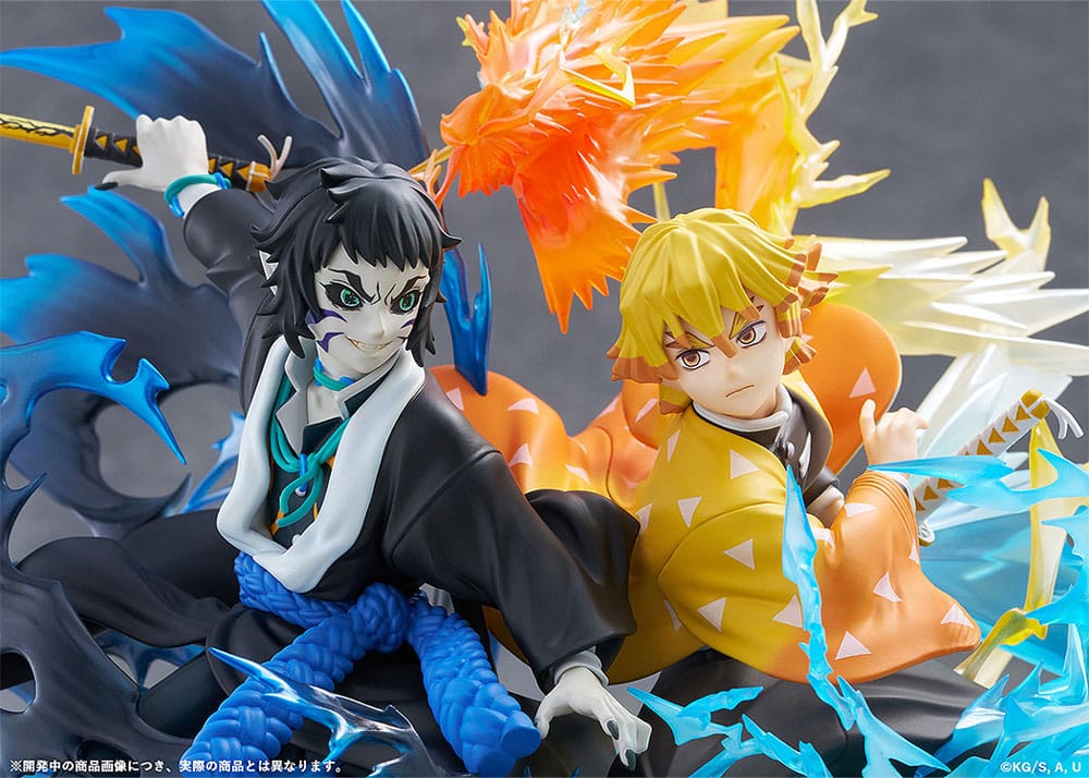 Demon Slayer: Kimetsu no Yaiba PVC Statue Zenitsu Agatsuma & Kaigaku 15 cm     - Preorder - ETA: 25.01.2027