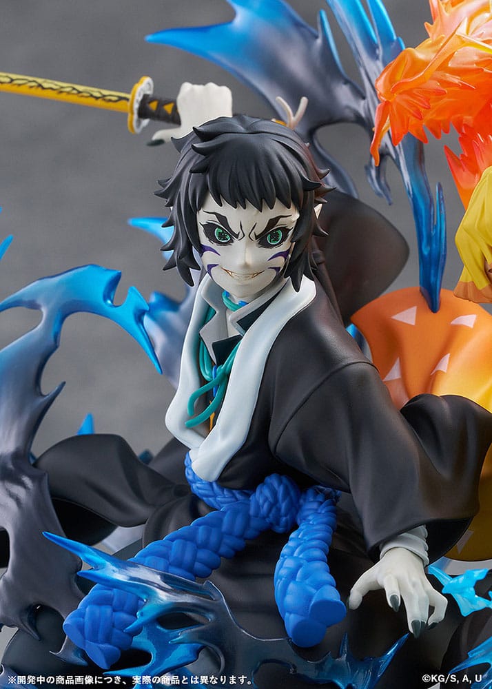 Demon Slayer: Kimetsu no Yaiba PVC Statue Zenitsu Agatsuma & Kaigaku 15 cm     - Preorder - ETA: 25.01.2027