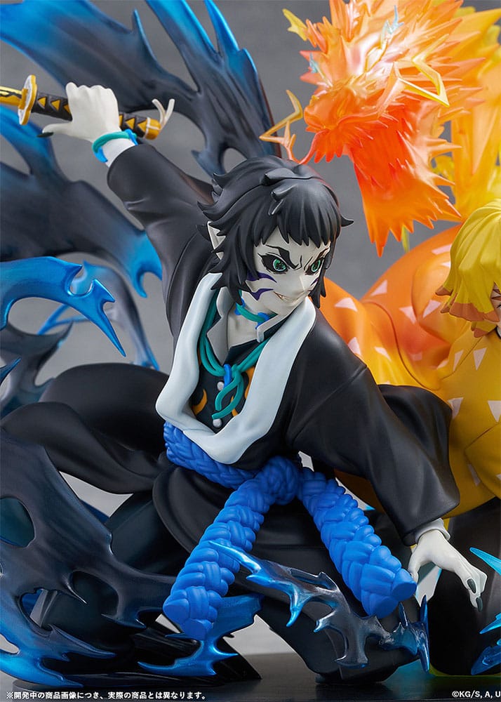 Demon Slayer: Kimetsu no Yaiba PVC Statue Zenitsu Agatsuma & Kaigaku 15 cm     - Preorder - ETA: 25.01.2027