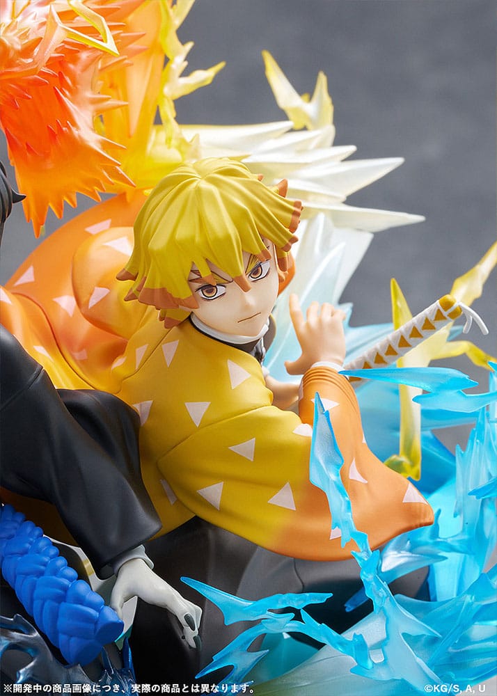 Demon Slayer: Kimetsu no Yaiba PVC Statue Zenitsu Agatsuma & Kaigaku 15 cm     - Preorder - ETA: 25.01.2027