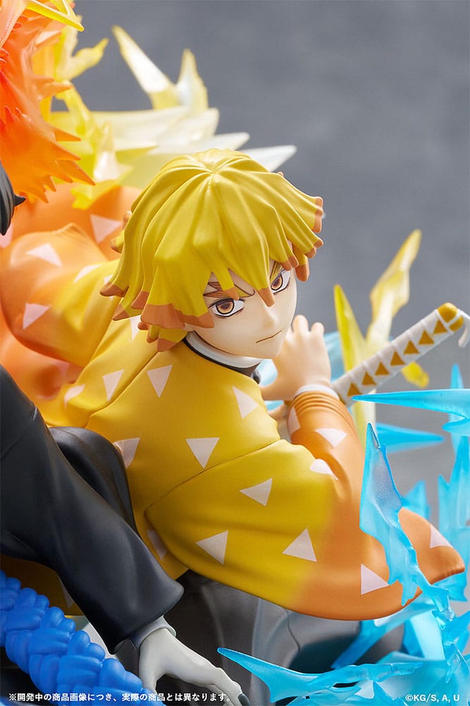 Demon Slayer: Kimetsu no Yaiba PVC Statue Zenitsu Agatsuma & Kaigaku 15 cm     - Preorder - ETA: 25.01.2027