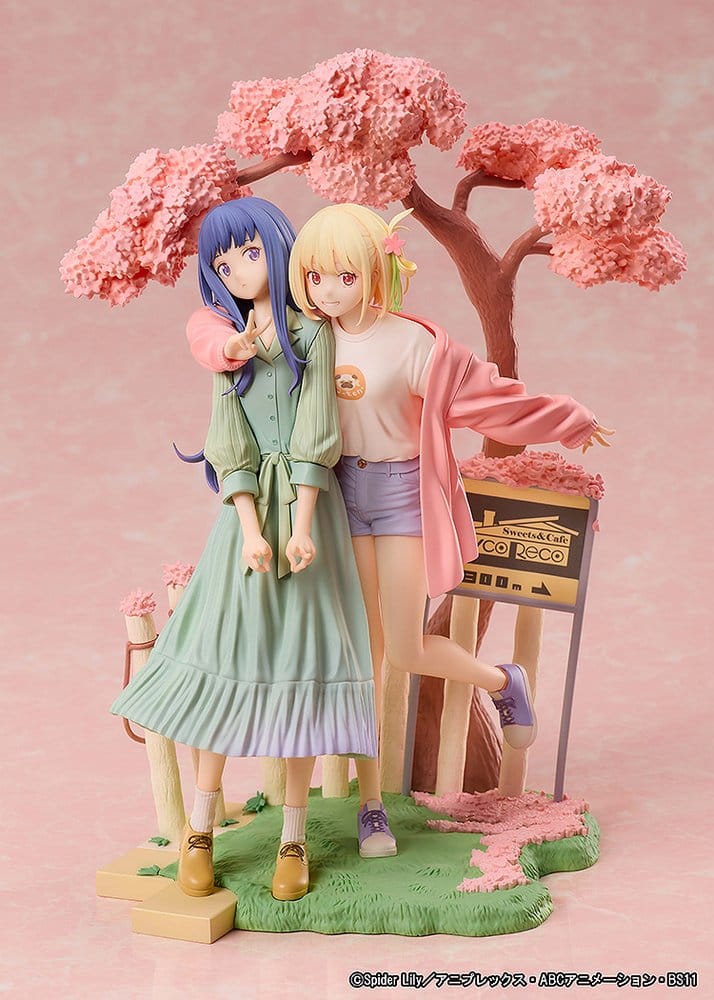 Lycoris Recoil PVC Figuren 2er-Pack Chisato Nishikigi & Takina Inoue Spring Ver. 25 cm - Preorder - ETA: 25.02.2027