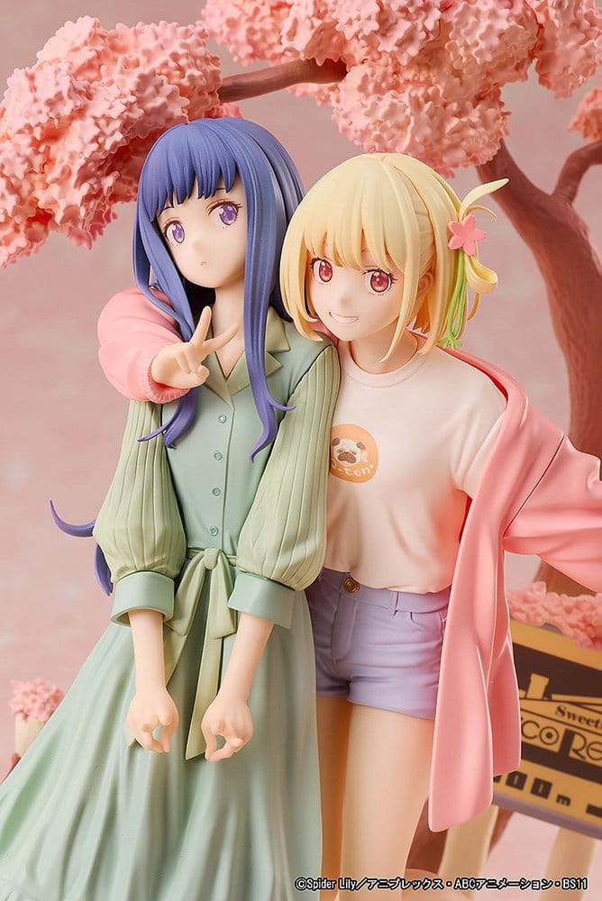 Lycoris Recoil PVC Figuren 2er-Pack Chisato Nishikigi & Takina Inoue Spring Ver. 25 cm - Preorder - ETA: 25.02.2027