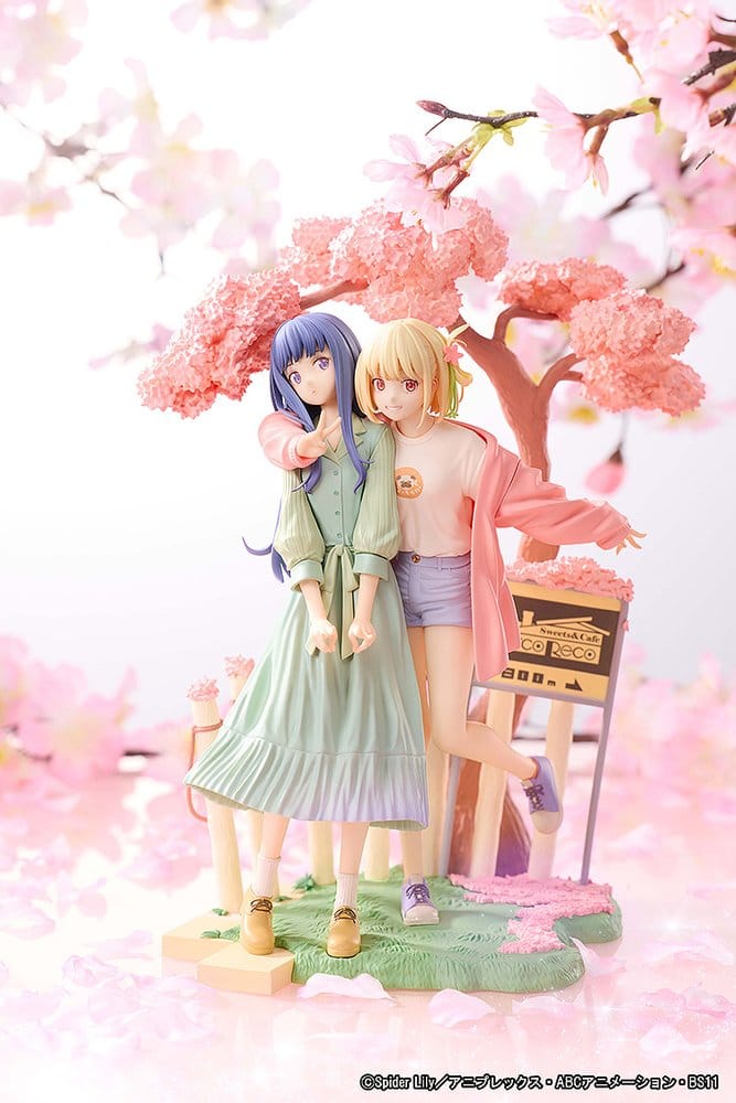 Lycoris Recoil PVC Figuren 2er-Pack Chisato Nishikigi & Takina Inoue Spring Ver. 25 cm - Preorder - ETA: 25.02.2027