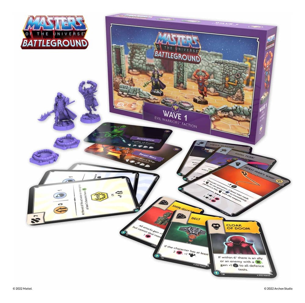 Masters of the Universe: Battleground Miniaturenspiel Wave 1: Evil Warriors Faction *Italienische Version* - Preorder - ETA: 25.07.2026