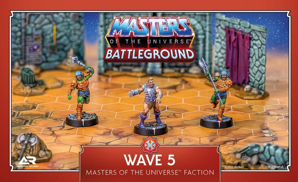 Masters of the Universe: Battleground Miniaturenspiel Wave 5: Masters of the Universe Faction *Französische Version* - Preorder - ETA: 25.07.2026
