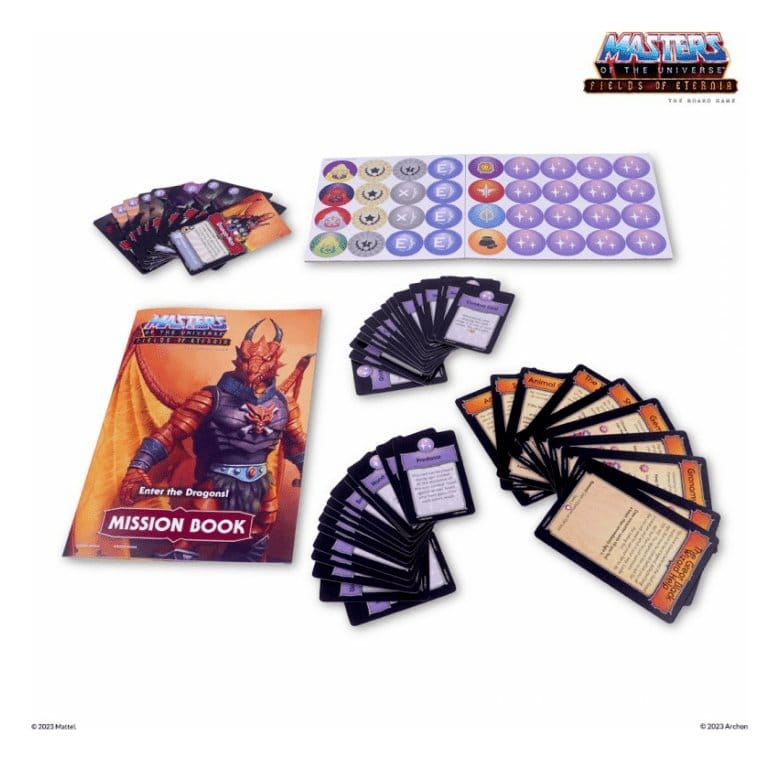 Masters of the Universe Brettspiel-Erweiterung Fields of Eternia - Enter the Dragons! *Italienische Version* - Preorder - ETA: 25.07.2026