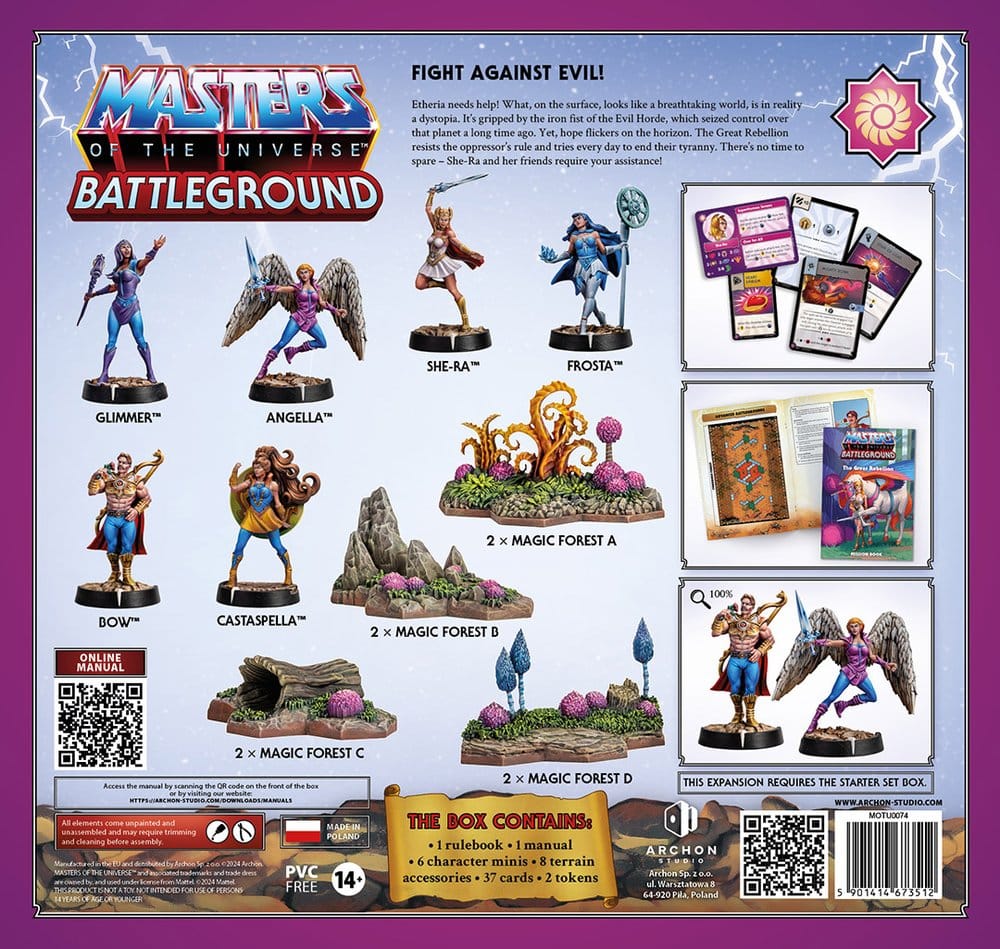 Masters of the Universe: Battleground Miniaturenspiel Wave 7: The Great Rebellion *Italienische Version* - Preorder - ETA: 25.07.2026