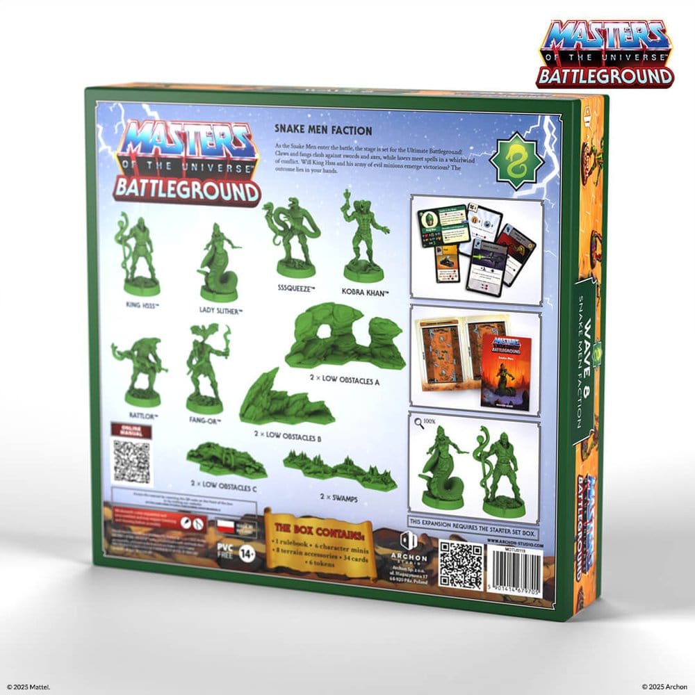 Masters of the Universe: Battleground Miniaturenspiel Wave 8: Snake Men Faction *Deutsche Version* - Preorder - ETA: 25.07.2026