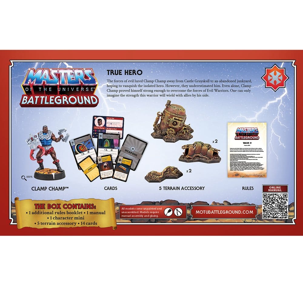Masters of the Universe: Battleground Miniaturenspiel Wave 9: Masters of the Universe Faction *Deutsche Version* - Preorder - ETA: 25.07.2026