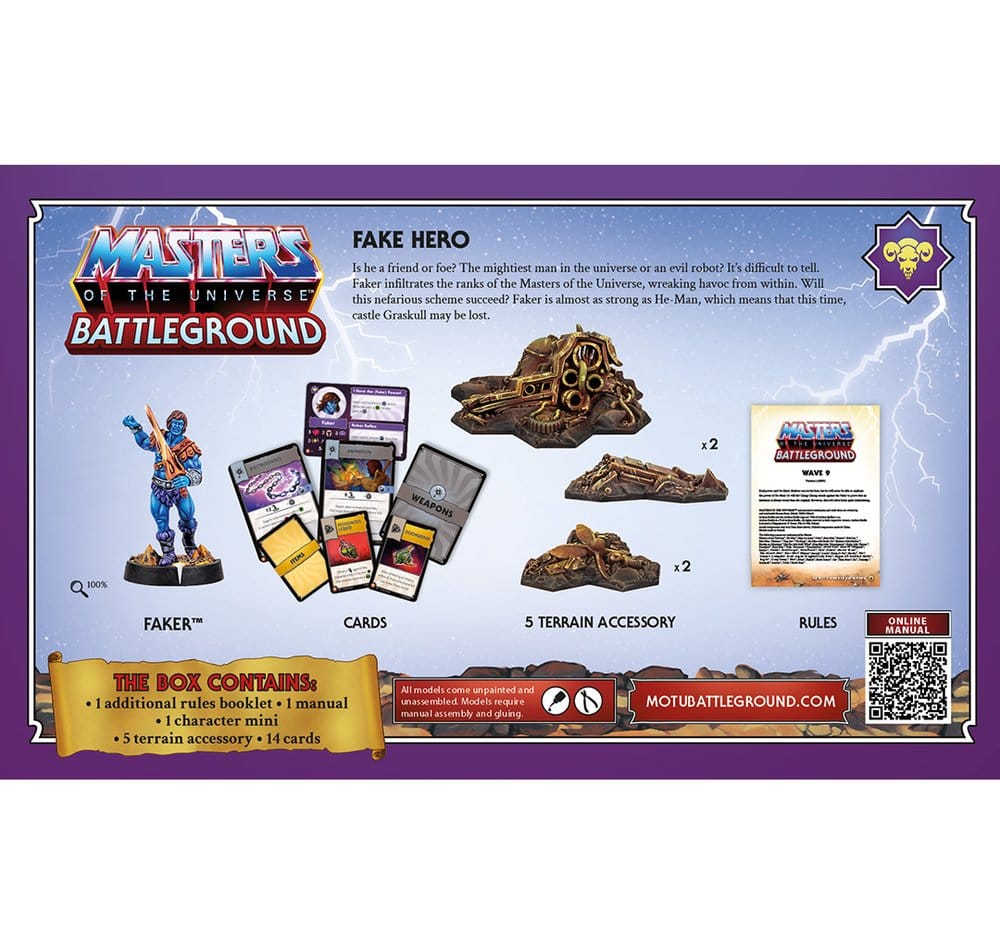 Masters of the Universe: Battleground Miniaturenspiel Wave 9: Evil Warriors Faction *Spanische Version* - Preorder - ETA: 25.07.2026