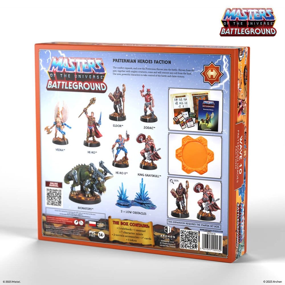 Masters of the Universe: Battleground Miniaturenspiel Wave 10: Preternian Heroes Faction *Spanische Version* - Preorder - ETA: 25.07.2026