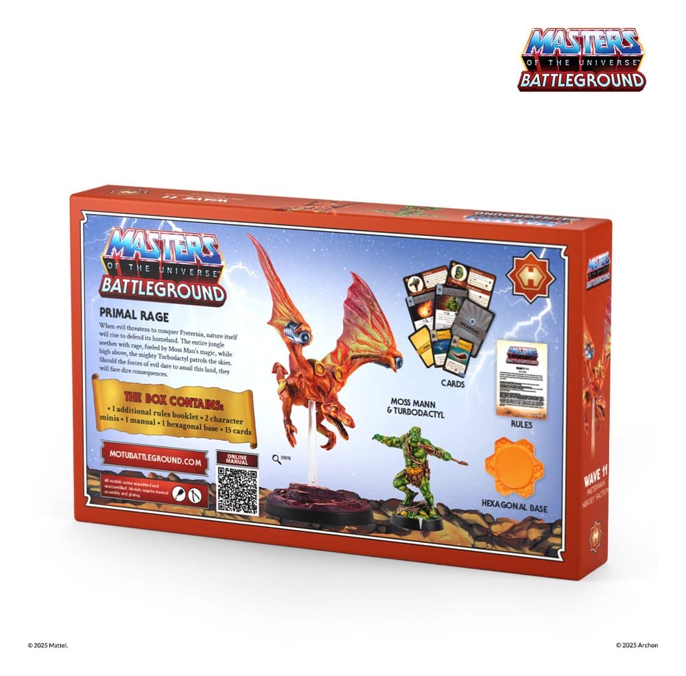 Masters of the Universe: Battleground Miniaturenspiel Wave 11: Preternian Heroes (Moss Man / Turbodactyl) *Deutsche Version* - Preorder - ETA: 25.07.2026