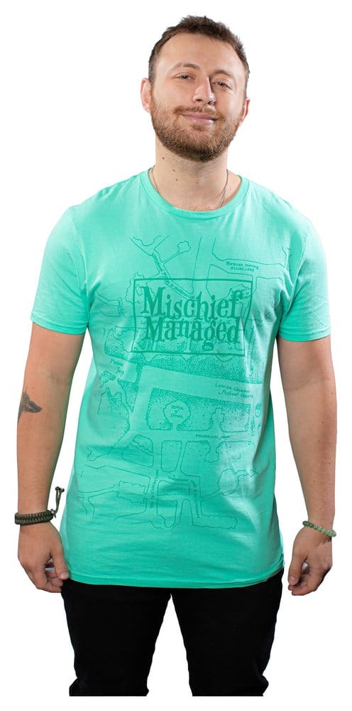 Harry Potter T-Shirt Mischief Managed Größe XL - Versand: 7 Tage nach Bestellung