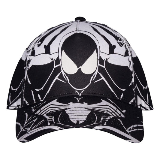 Spider-Man Baseball Cap Black & White All-over-Print - Versand: 7 Tage nach Bestellung