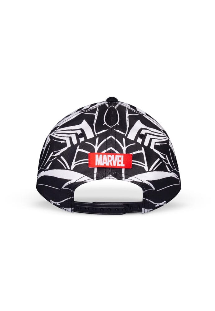 Spider-Man Baseball Cap Black & White All-over-Print - Versand: 7 Tage nach Bestellung