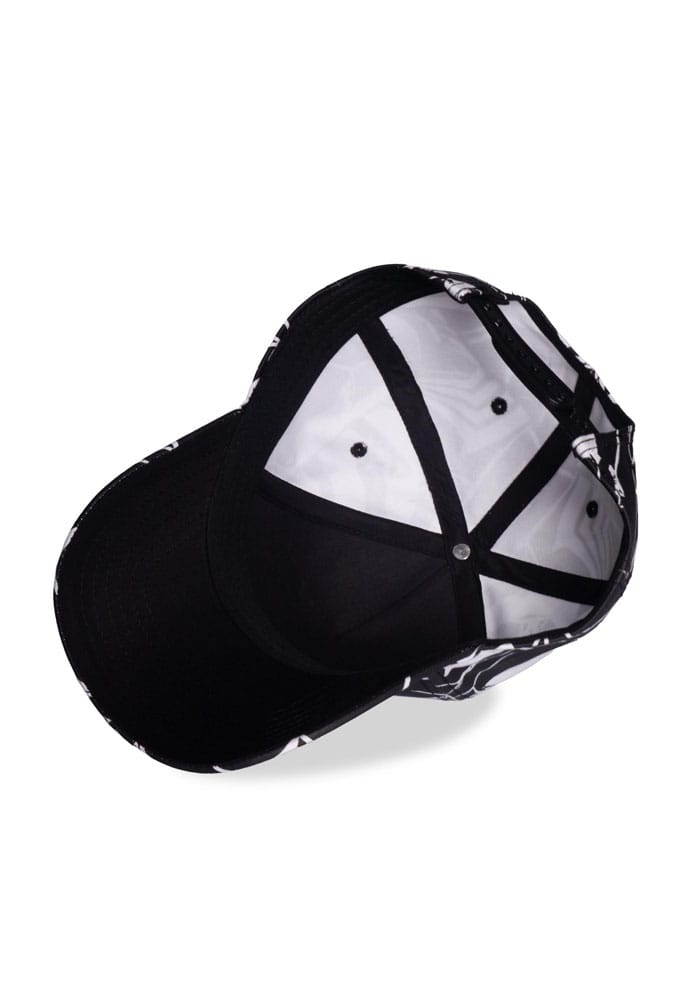 Spider-Man Baseball Cap Black & White All-over-Print - Versand: 7 Tage nach Bestellung
