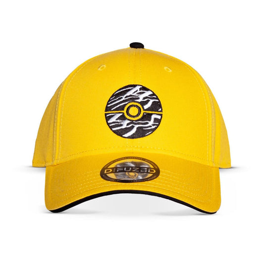 Pokemon Baseball Cap Pokeball gelb - Versand: 5-7 Tage nach Bestellung