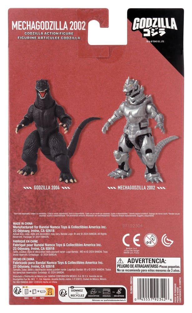 Godzilla Actionfigur 15 cm Display (4) - Preorder - ETA: 25.10.2026