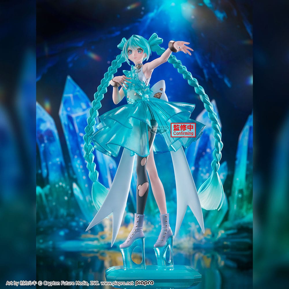 Hatsune Miku Clearluxe  PVC Statue Emerald Gem 28 cm - Preorder - ETA: 25.02.2026