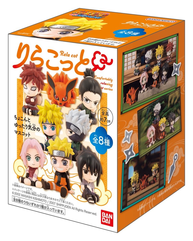 Naruto Relacot Minifiguren Blind Box 7 cm Display (10) - Preorder - ETA: 25.05.2027