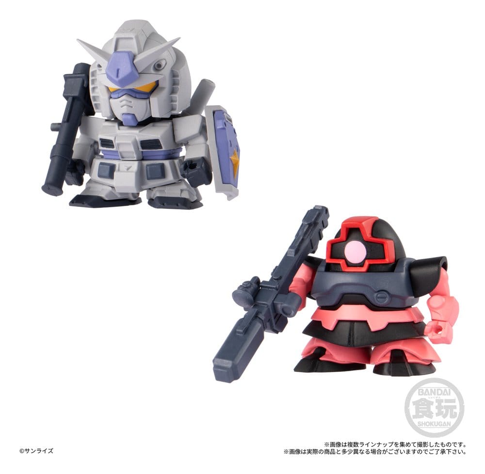 Gundam Shokugan Box Mini-Modellbausätze Wave 4 Blind Box Display (12) - Preorder - ETA: 25.10.2027