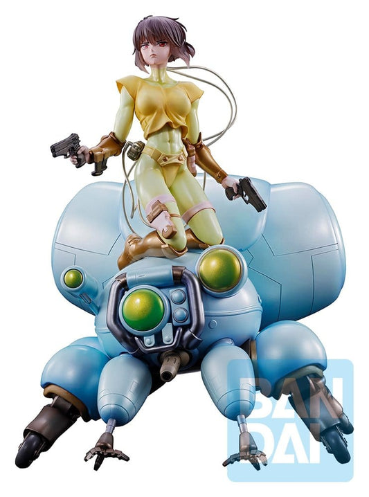 The Ghost in the Shell Ichibansho PVC Figur Motoko Kusanagi & Fuchikoma Vers. Blue 22 cm - Preorder - ETA: 23.04.2027