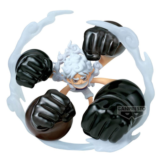 One Piece World Collectable Figure Special PVC Statue Monkey D. Luffy Gear5 Gum Dawn Gatling 12 cm - Preorder - ETA: 25.06.2026