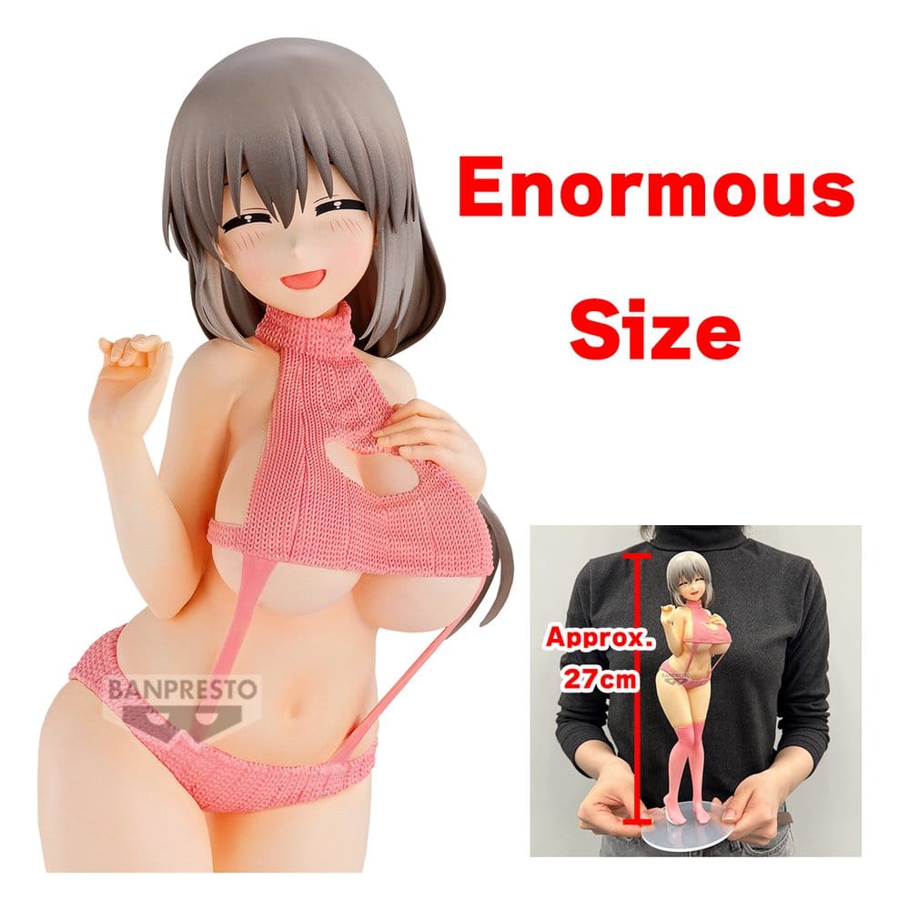 Uzaki-chan Wants to Hang Out! Eternal Romance PVC-Figur Tsuki Uzaki (Sweater Swimsuit Ver.) 27 cm - Preorder - ETA: 25.03.2027