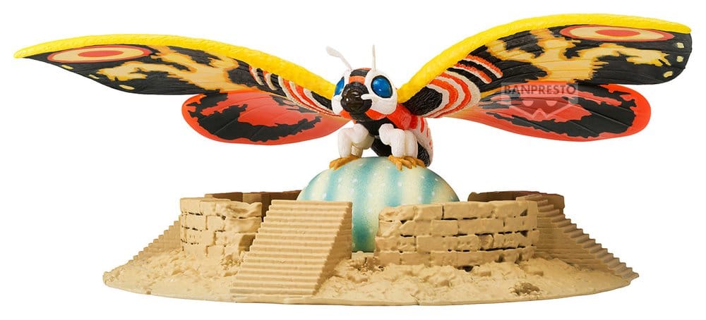 Rebirth of Mothra Toho Monster Series Art Vignette PVC-Figur Mothra (1996) 5 cm - Preorder - ETA: 25.12.2026