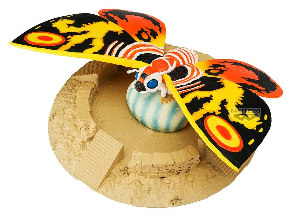 Rebirth of Mothra Toho Monster Series Art Vignette PVC-Figur Mothra (1996) 5 cm - Preorder - ETA: 25.12.2026