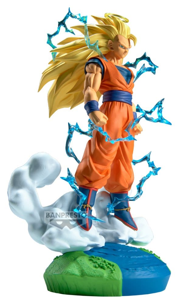 Dragon Ball Z History Box PVC-Figur Super Saiyan 3 Son Goku 18 cm - Preorder - ETA: 25.03.2027