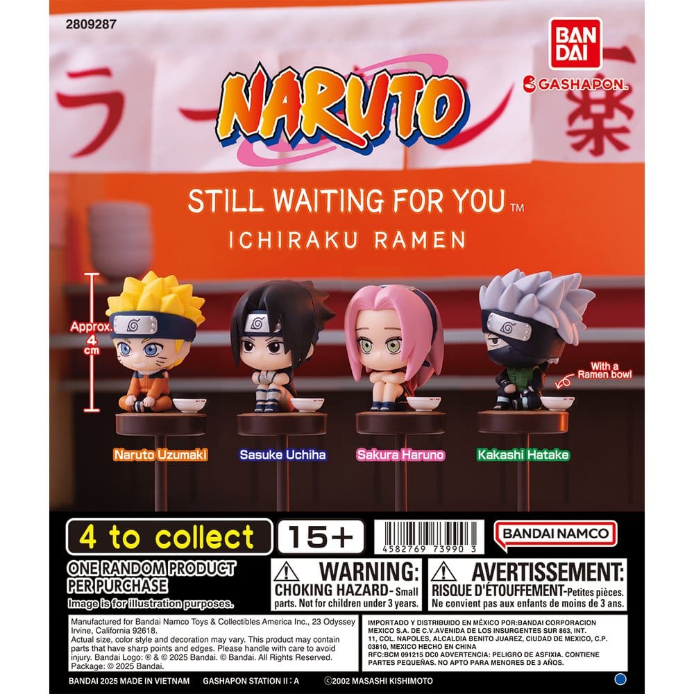 Naruto Still Waiting For You Gashapon Minifiguren Blind Box Display (24) - Preorder - ETA: 25.01.2027
