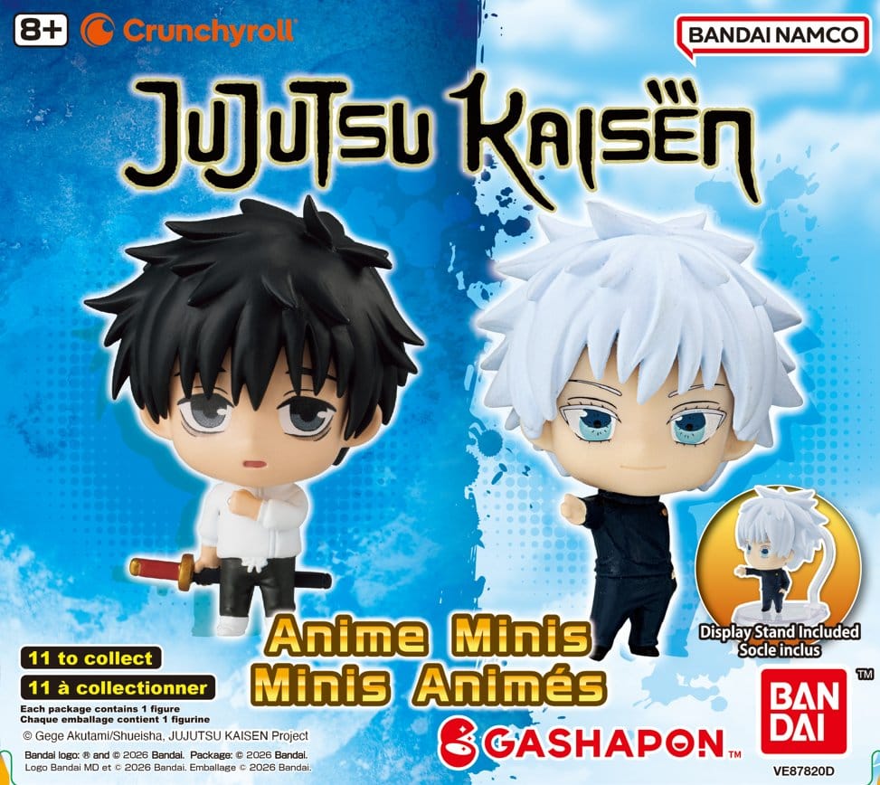 Jujutsu Kaisen Animes Gashapon Minifiguren Blind Box Display (24) - Preorder - ETA: 25.01.2027