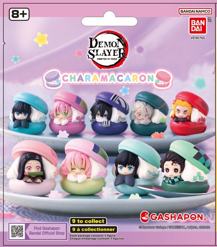 Demon Slayer: Kimetsu no Yaiba Chara Macaron Gashapon Minifiguren 4 cm Blind Box Display (24) - Preorder - ETA: 25.07.2027