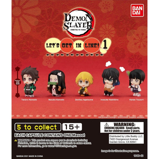 Demon Slayer Narabundesu Gashapon Minifiguren Blind Box Wave 1 Display (24) - Preorder - ETA: 25.01.2027