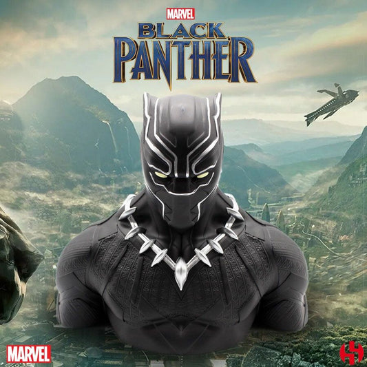 Marvel Comics Spardose Black Panther Wakanda Deluxe 20 cm - Versand: 7 Tage nach Bestellung