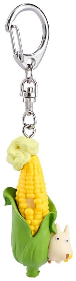 Mein Nachbar Totoro 3D-Schlüsselanhänger Soot Sprite in corn with Totoro - Preorder - ETA: 27.02.2027