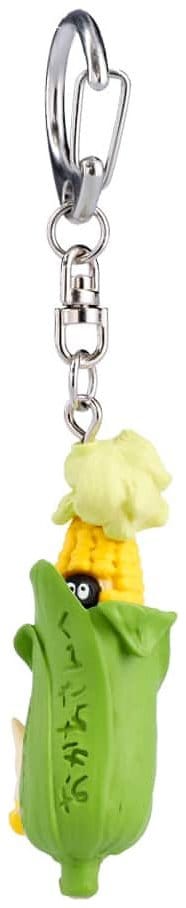 Mein Nachbar Totoro 3D-Schlüsselanhänger Soot Sprite in corn with Totoro - Preorder - ETA: 27.02.2027