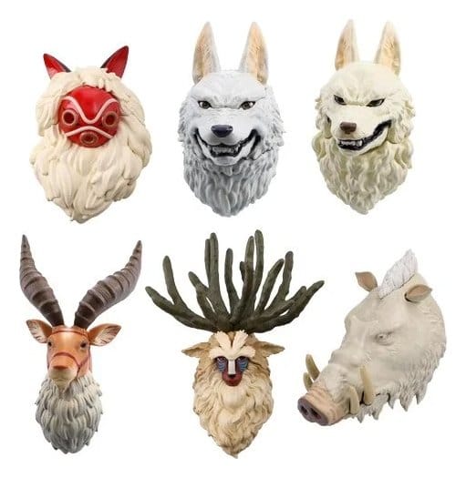 Prinzessin Mononoke Magnete Mystery Box 3D Character Sortiment (6) - Preorder - ETA: 10.11.2026