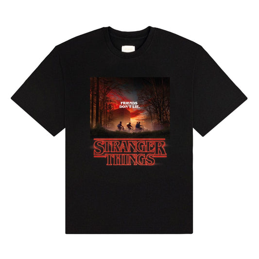 Stranger Things T-Shirt Friends Don't Lie Größe M - Preorder - ETA: 07.02.2026