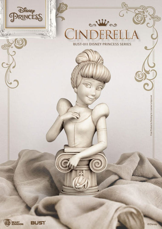 Disney Princess Series PVC Büste Cindarella 15 cm - Versand: 5-7 Tage nach Bestellung
