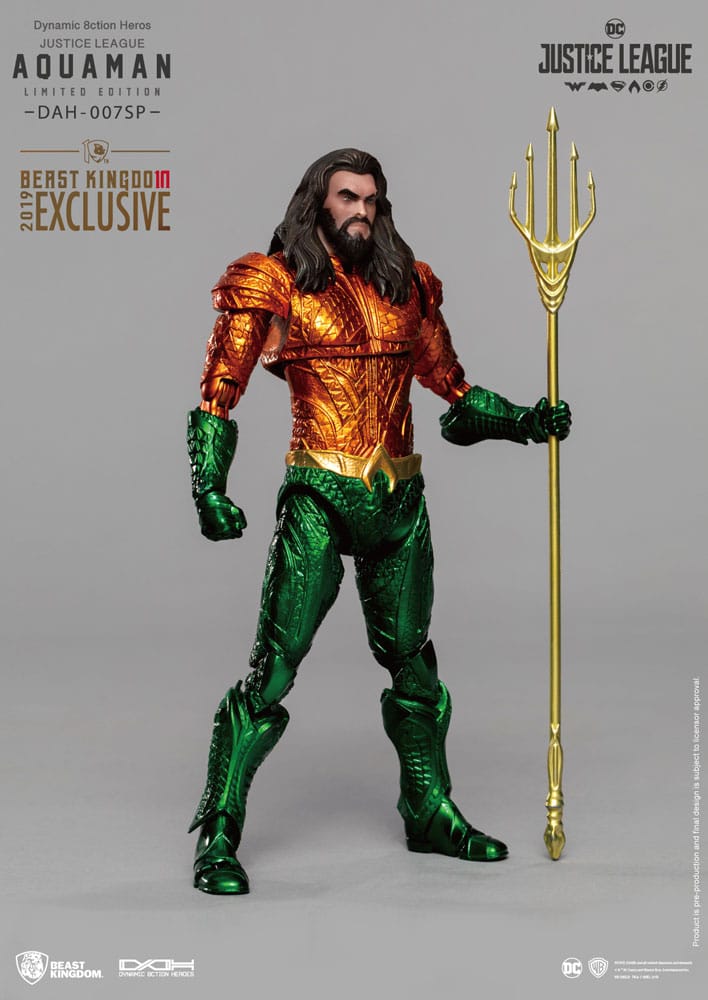 Justice League Dynamic 8ction Heroes Actionfigur 1/9 Aquaman Comic Color Ver. 20 cm - Preorder - ETA: Ende 01.2025