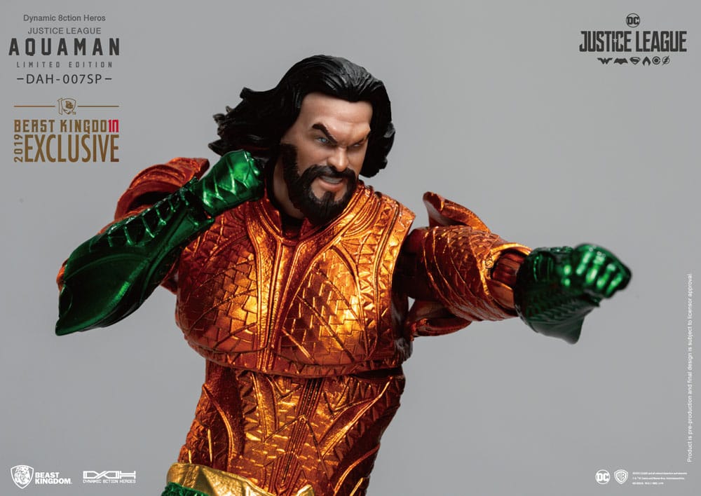 Justice League Dynamic 8ction Heroes Actionfigur 1/9 Aquaman Comic Color Ver. 20 cm - Preorder - ETA: Ende 01.2025