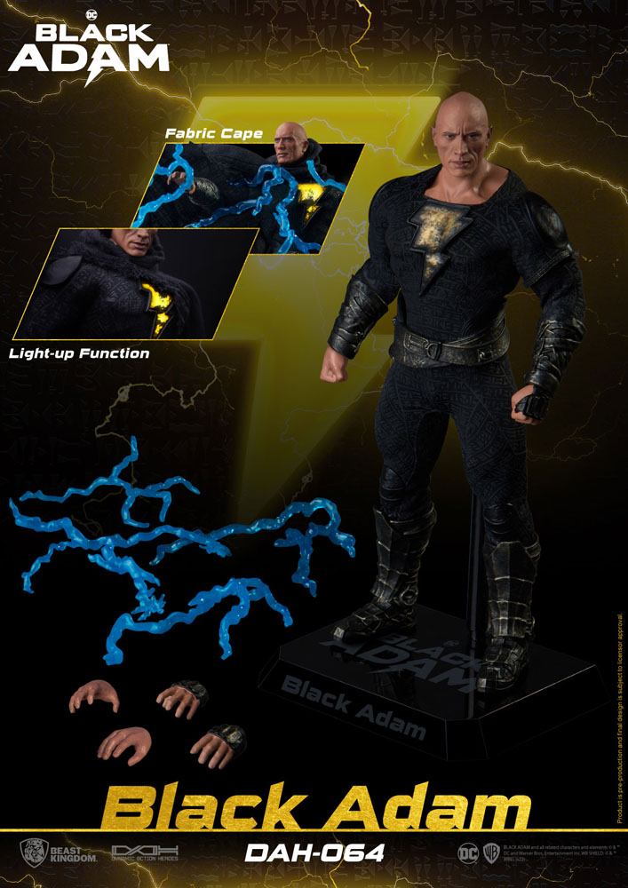 Black Adam Dynamic 8ction Heroes Actionfigur 1/9 Black Adam 18 cm - Versand: 5-7 Tage nach Bestellung