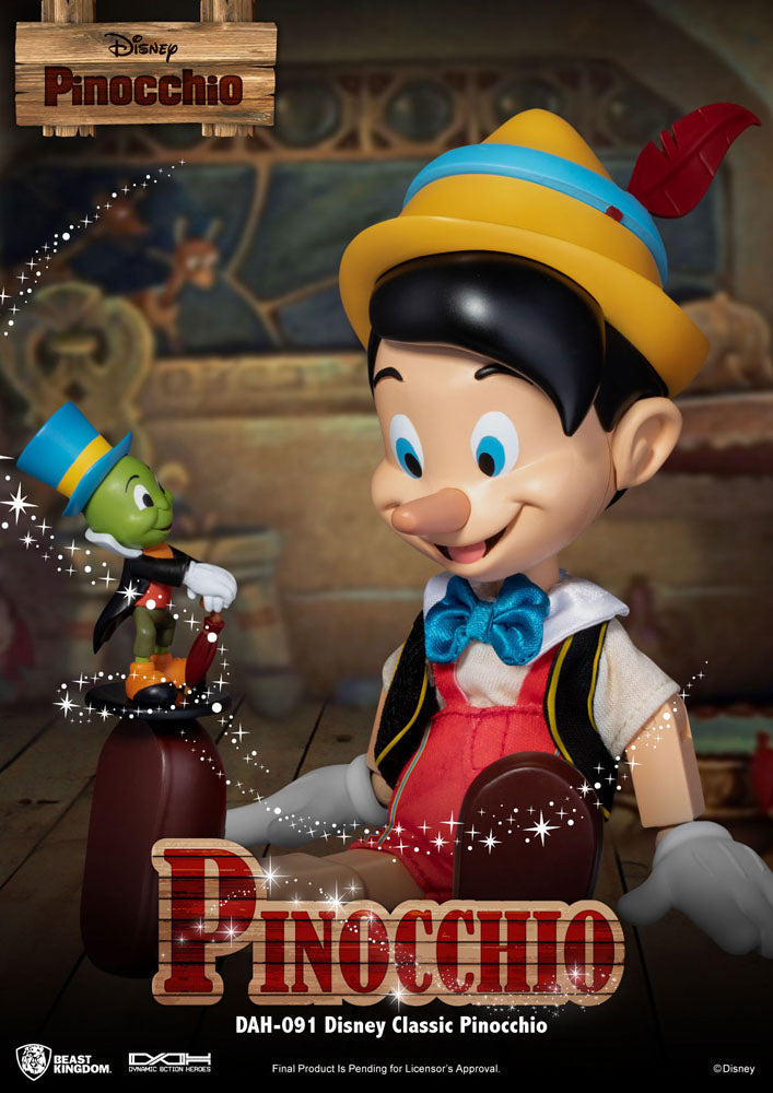 Disney Classic Dynamic 8ction Heroes Actionfigur 1/9 Pinocchio 18 cm - Preorder - ETA: 10.02.2027