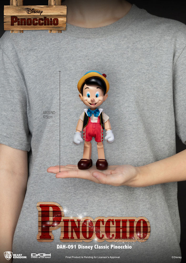 Disney Classic Dynamic 8ction Heroes Actionfigur 1/9 Pinocchio 18 cm - Preorder - ETA: 10.02.2027