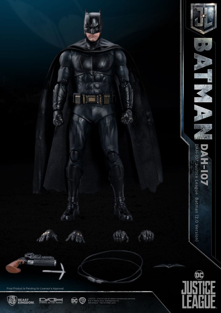 Justice League Dynamic 8ction Heroes Actionfigur 1/9 Justice League Batman 20 cm - Preorder - ETA - Ende 02.2025