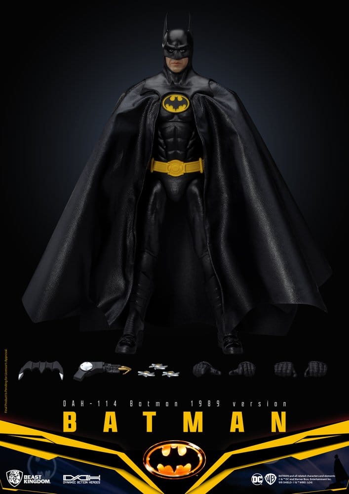 DC Comics Dynamic 8ction Heroes Actionfigur Batman 1989 Standard Version 21 cm - Preorder - ETA: 25.05.2027