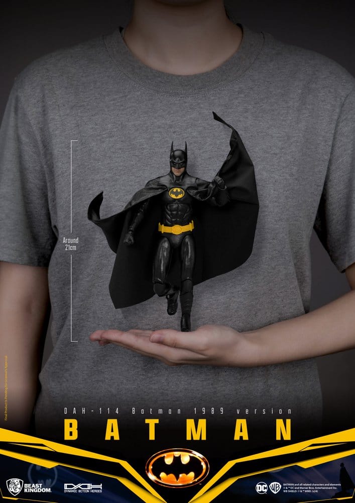 DC Comics Dynamic 8ction Heroes Actionfigur Batman 1989 Standard Version 21 cm - Preorder - ETA: 25.05.2027